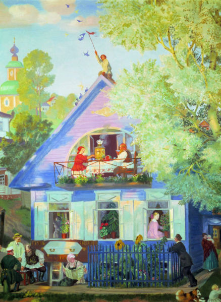 Boris Kustodiev Blue House